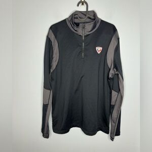 ROSSIGNOL insulated Men's Classique Half-Zip Baselayer Top Sweater Sz Large